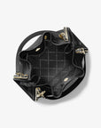 Mina Large Chain Shoulder Bag (BLACK)