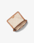 Medium Logo Convertible Crossbody Bag (BROWN)