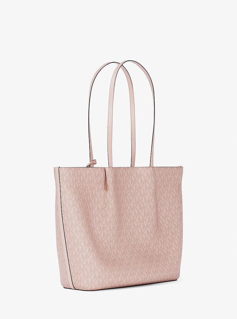 Carson Large Signature Logo Tote Bag (POWDER BLUSH)