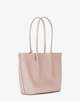 Carson Large Signature Logo Tote Bag (POWDER BLUSH)