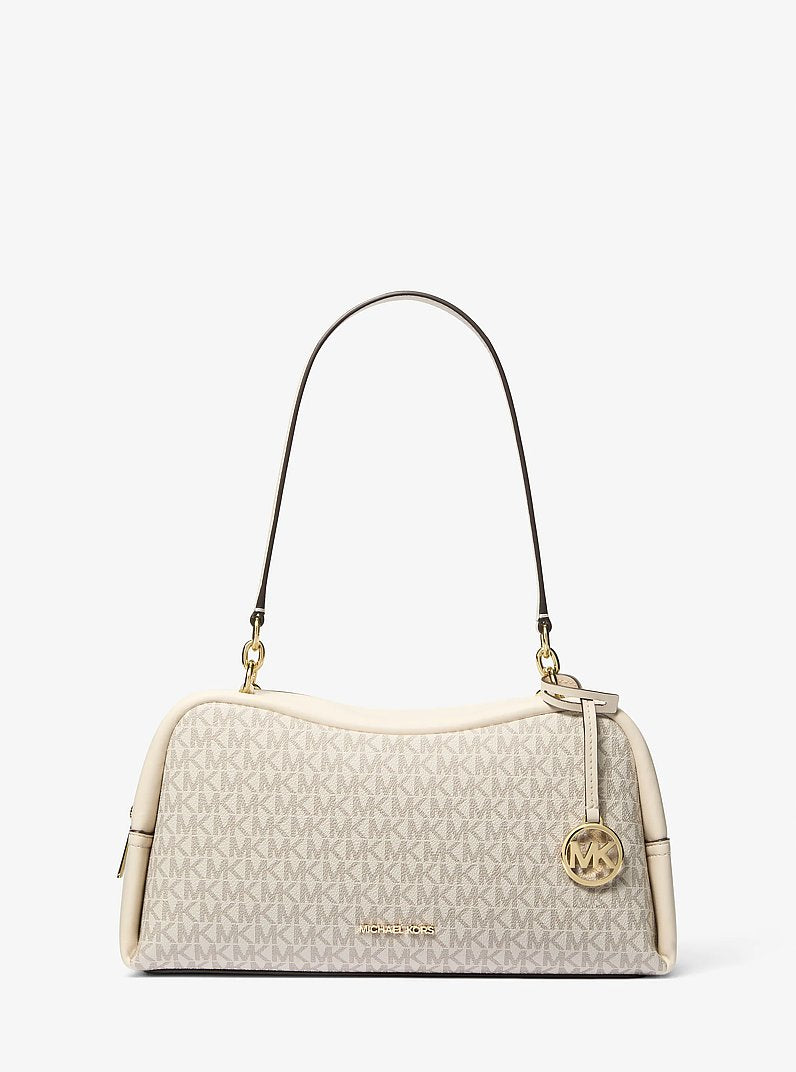 Cecily Medium Signature Logo Shoulder Bag (LT CRM MULTI)