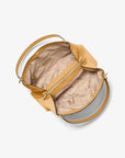 Christina Large Suede Shoulder Bag (HONEYWHEAT)