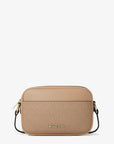 Jet Set Small Signature Logo Camera Crossbody Bag (CAMEL)