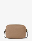 Jet Set Small Signature Logo Camera Crossbody Bag (CAMEL)