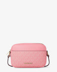 Jet Set Small Signature Logo Camera Crossbody Bag (CARNATION)