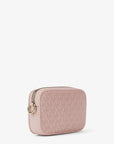 Jet Set Small Signature Logo Camera Crossbody Bag (POWDER BLUSH)
