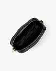Jet Set Small Signature Logo Camera Crossbody Bag (BLACK)