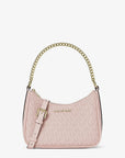Jet Set Small Signature Logo Convertible Crossbody Bag (POWDER BLUSH)