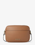 Jet Set Large Pebbled Leather Camera Crossbody Bag (LUGGAGE)