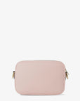 Jet Set Large Pebbled Leather Camera Crossbody Bag (POWDER BLUSH)