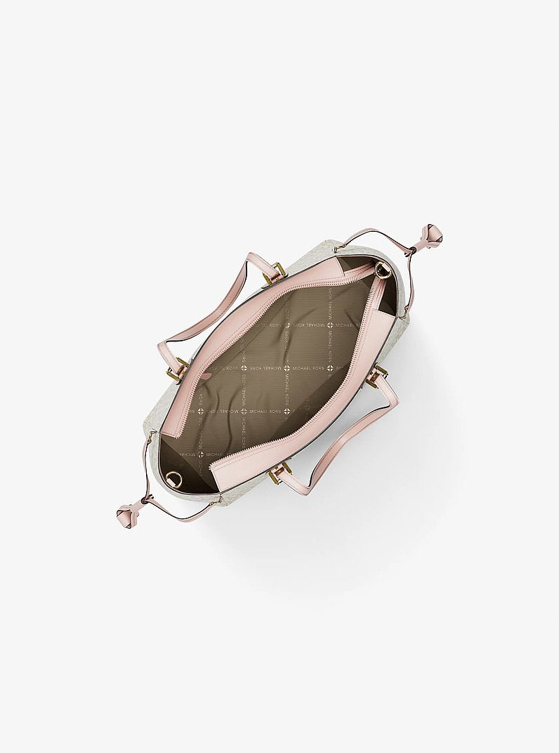 Voyager Extra-Small Signature Logo Convertible Crossbody Bag (PWD BLSH MLT)