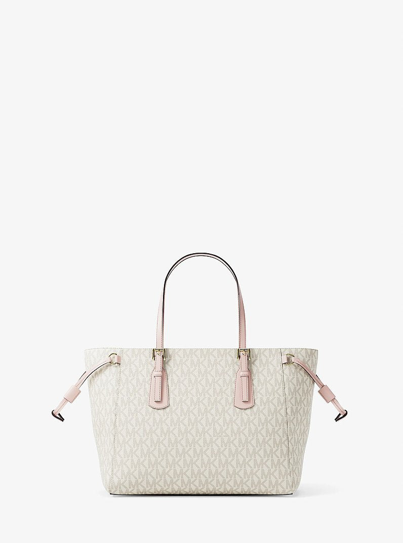 Voyager Extra-Small Signature Logo Convertible Crossbody Bag (PWD BLSH MLT)