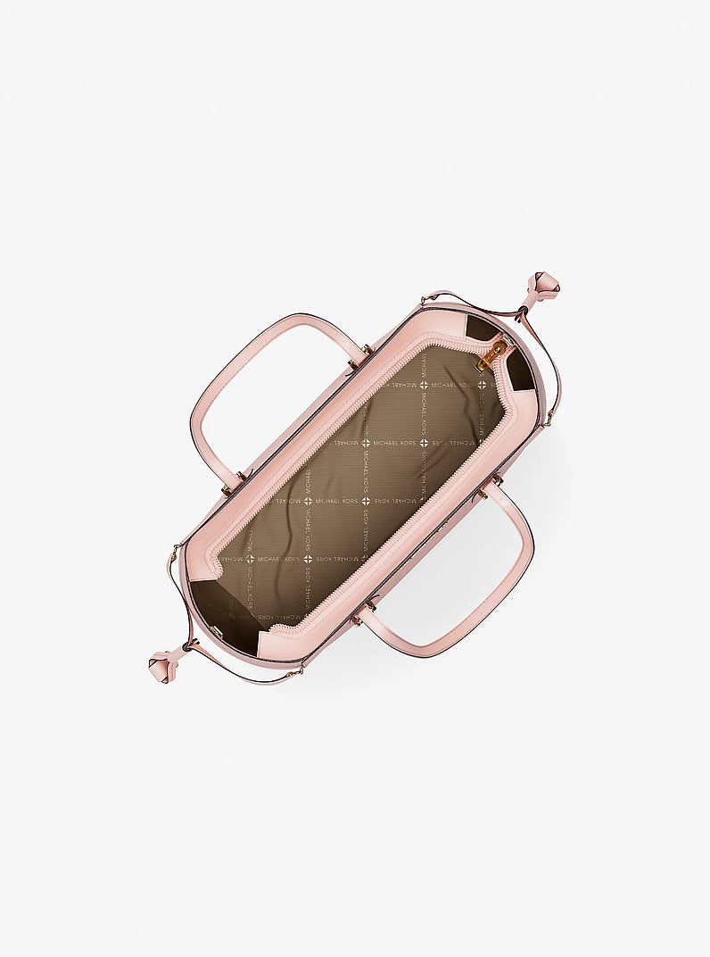 Voyager Extra-Small Saffiano Leather Convertible Crossbody Bag (POWDER BLUSH)