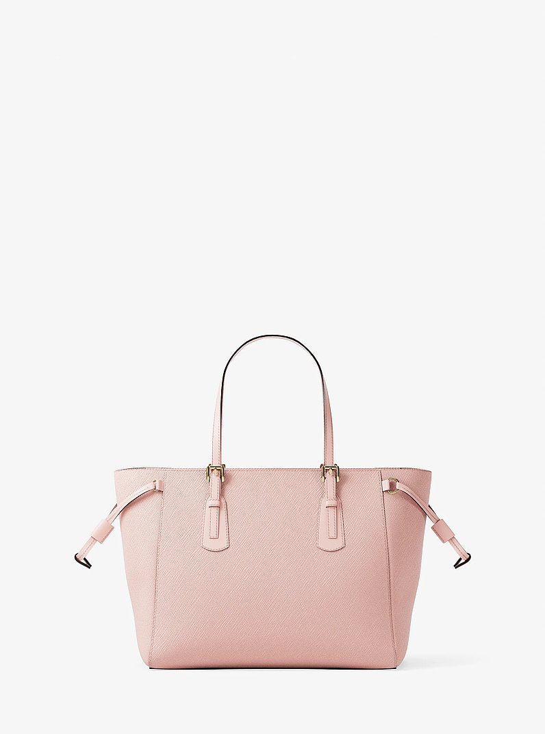 Voyager Extra-Small Saffiano Leather Convertible Crossbody Bag (POWDER BLUSH)