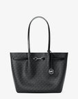 Carson Large Signature Logo Tote Bag (BLACK)