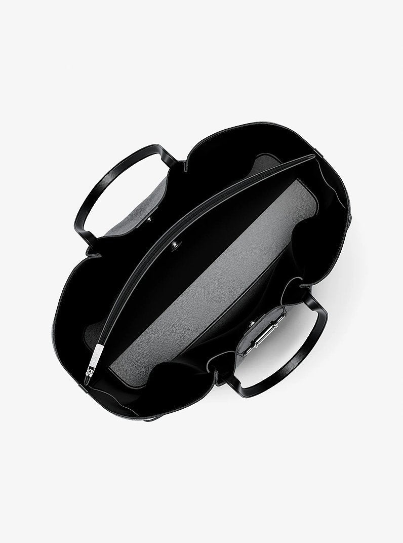 Carson Large Signature Logo Tote Bag (BLACK)
