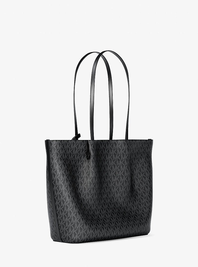 Carson Large Signature Logo Tote Bag (BLACK)