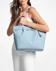 Carson Large Signature Logo Tote Bag (PALE OCEAN)