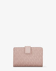 Jet Set Medium Signature Logo Bi-Fold Wallet (POWDER BLUSH)