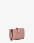 Jet Set Medium Signature Logo Bi-Fold Wallet (POWDER BLUSH)