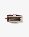 Jet Set Medium Signature Logo Bi-Fold Wallet (POWDER BLUSH)