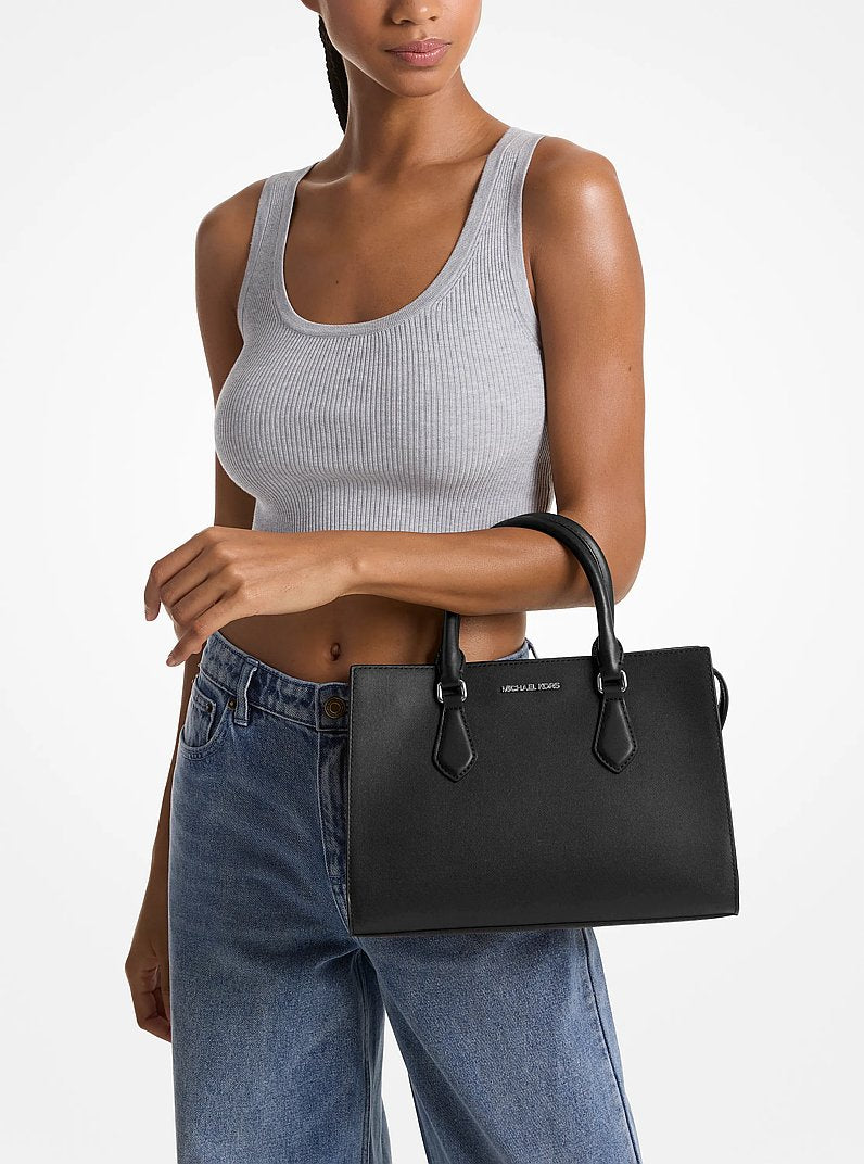 Sheila Medium Satchel (BLACK)