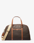 Jet Set Travel Extra-Large Signature Logo Weekender Bag (BROWN)