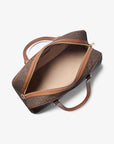 Jet Set Travel Extra-Large Signature Logo Weekender Bag (BROWN)