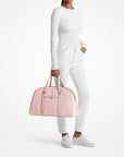 Jet Set Travel Extra-Large Signature Logo Weekender Bag (LT POWDER BLUSH)