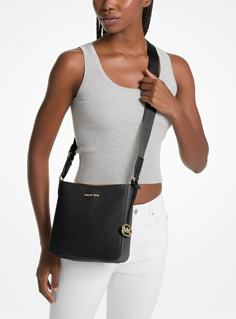 Jet Set Travel Small Messenger Bag (BLACK/BLACK)