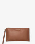 Jet Set Travel Large Pebbled Leather Pouch (LUGGAGE)