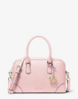 Thompson Pebbled Leather Satchel (POWDER BLUSH)