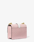 Greenwich Small Color-Block Signature Logo Crossbody Bag (PWD BLSH MLT)
