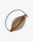 Jet Set Small Pebbled Leather Convertible Wristlet (LUGGAGE)