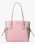 Voyager Large Color-Block Signature Logo Tote Bag (CRNTION MLTI)