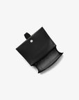 Greenwich Small Saffiano Leather Crossbody Bag (BLACK)