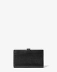 Greenwich Medium Saffiano Leather Bi-Fold Wallet (BLACK)