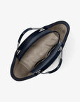 Jet Set Large Color-Block Signature Logo Shoulder Bag (DENIM MULTI)