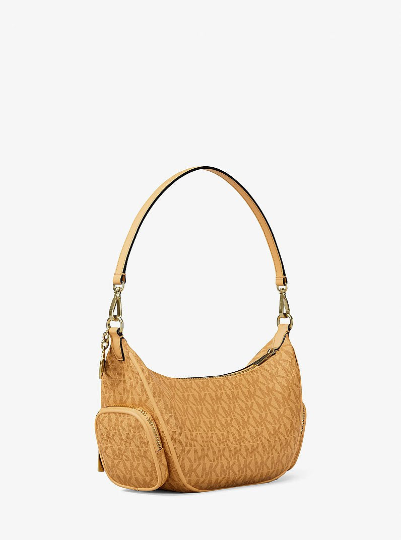 Merritt Small Signature Logo Convertible Shoulder Bag (HONEYWHEAT)
