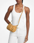 Merritt Small Signature Logo Convertible Shoulder Bag (HONEYWHEAT)