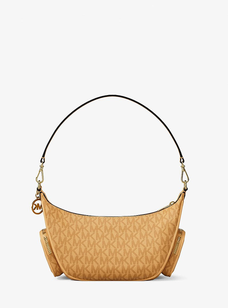 Merritt Small Signature Logo Convertible Shoulder Bag (HONEYWHEAT)