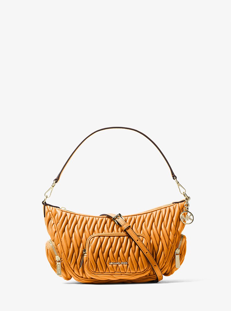 Merritt Matelassé Convertible Crossbody Bag (RADIANT ORANGE)