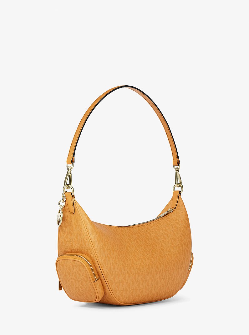 Merritt Medium Signature Logo Convertible Shoulder Bag (RADIANT ORANGE)