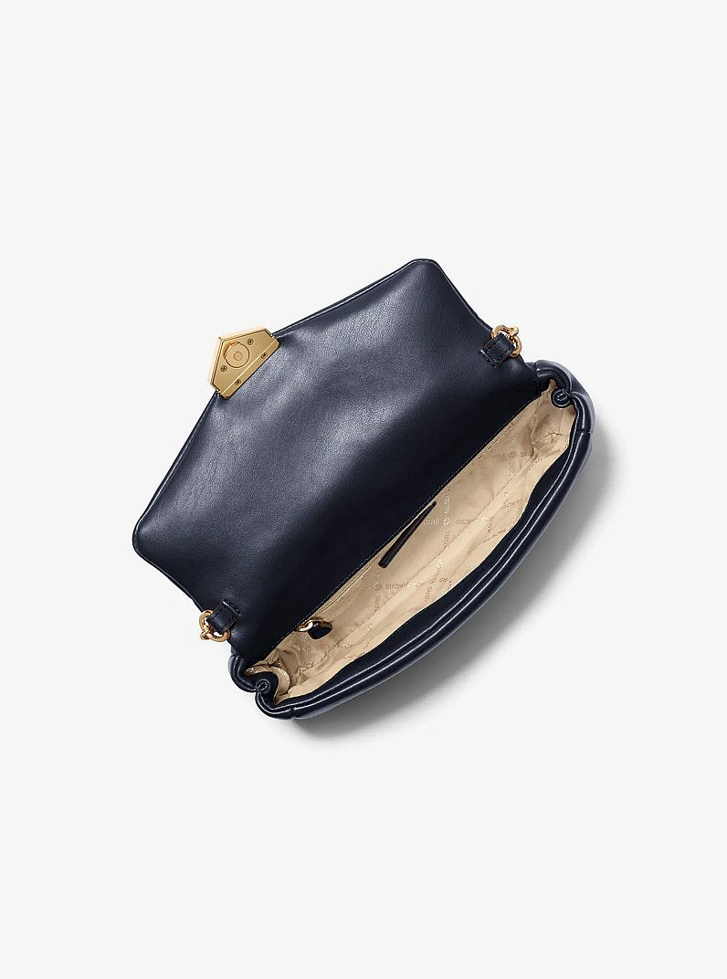 Soho Small Convertible Shoulder Bag (NAVY)