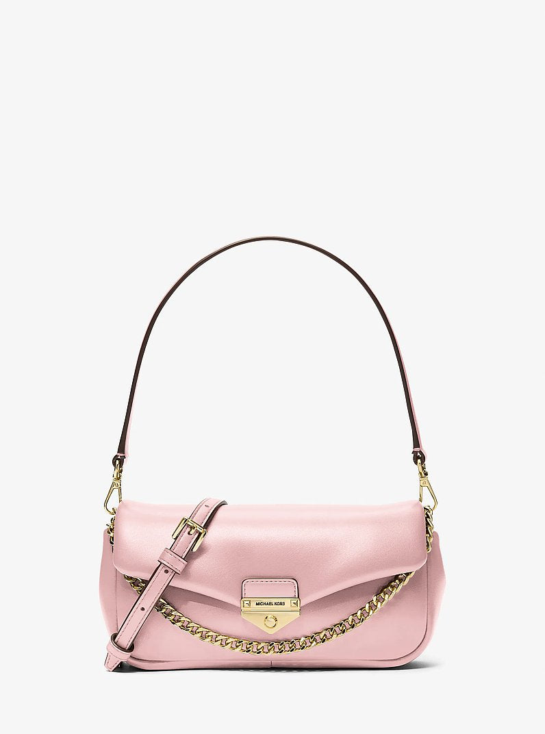 Soho Small Convertible Shoulder Bag (POWDER BLUSH)