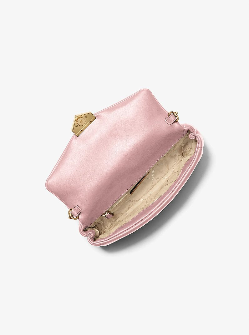 Soho Small Convertible Shoulder Bag (POWDER BLUSH)