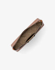 Carson Small Leather Convertible Crossbody Bag (LUGGAGE)