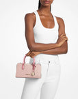 Arden Small Color-Block Signature Logo Messenger Bag (PWD BLSH MLT)