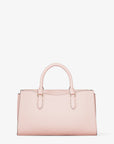 Arden Medium Leather Top-Zip Satchel (POWDER BLUSH)