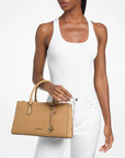 Arden Medium Satchel (CAMEL)